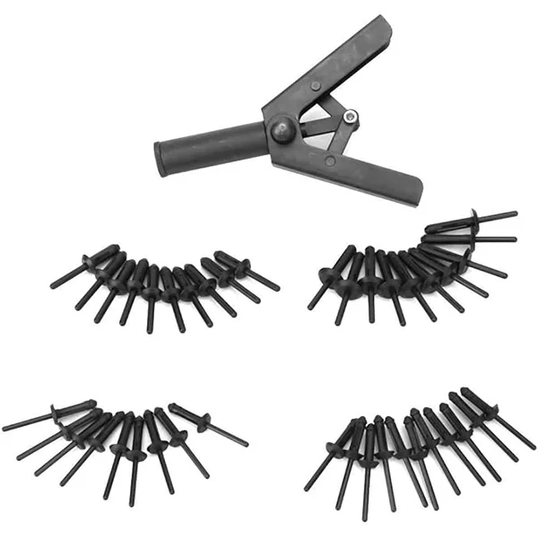 Заклепник з набором кліпс 40 шт. (AN00288) Заклепник з набором кліпс 40 шт. (AN00288)