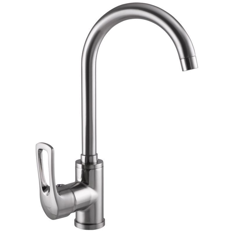 Смеситель для кухни Zerix SAR 181 Нержавеющая сталь (ZX0417)