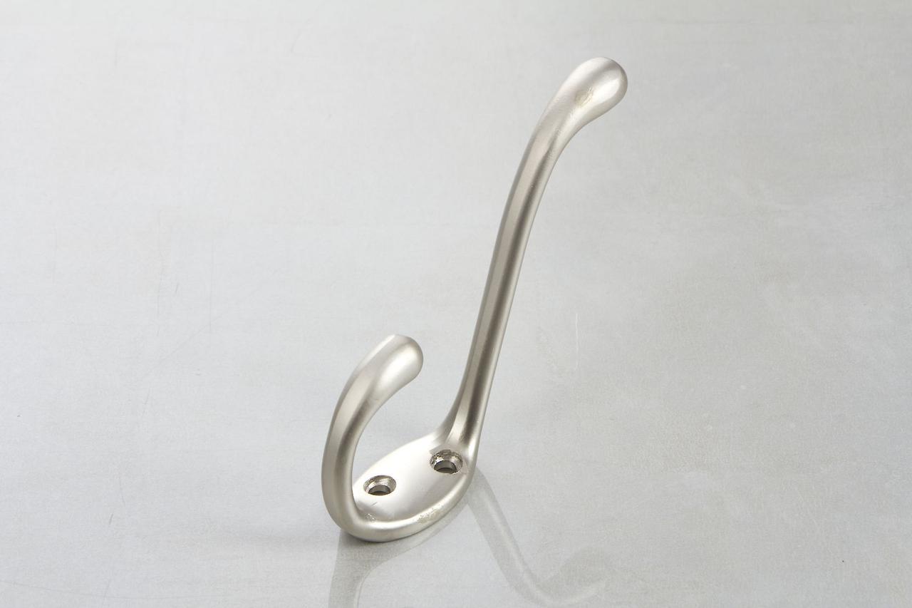 Крючок мебельный двойной GTV MALAGA AO Сатин (WA-MALAG-A0-02)