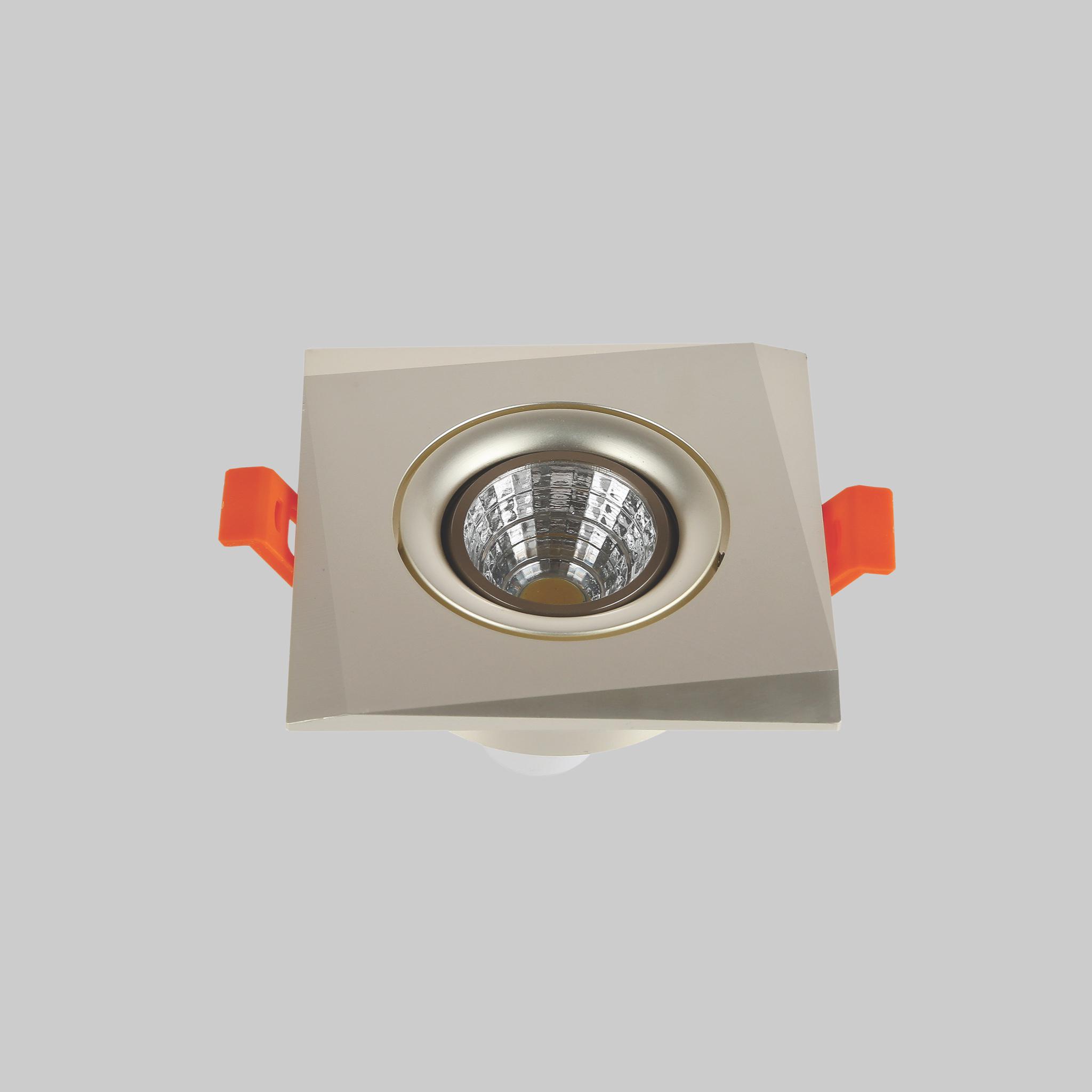 Светильник Square квадратный 9 см Cветлый сатин