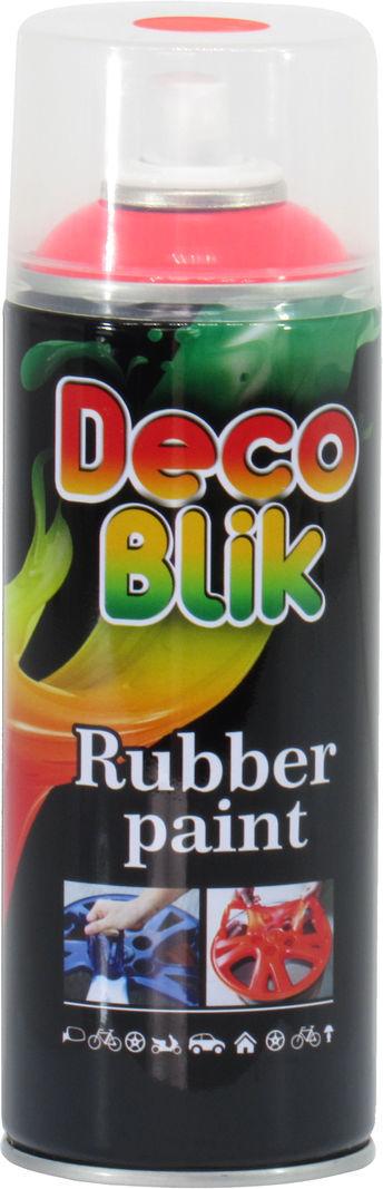 Краска-спрей флуоресцентный эффект жидкой резины Deco Blik 450 мл Красный (1001) Краска-спрей флуоресцентный эффект жидкой резины Deco Blik 450 мл Красный (1001)