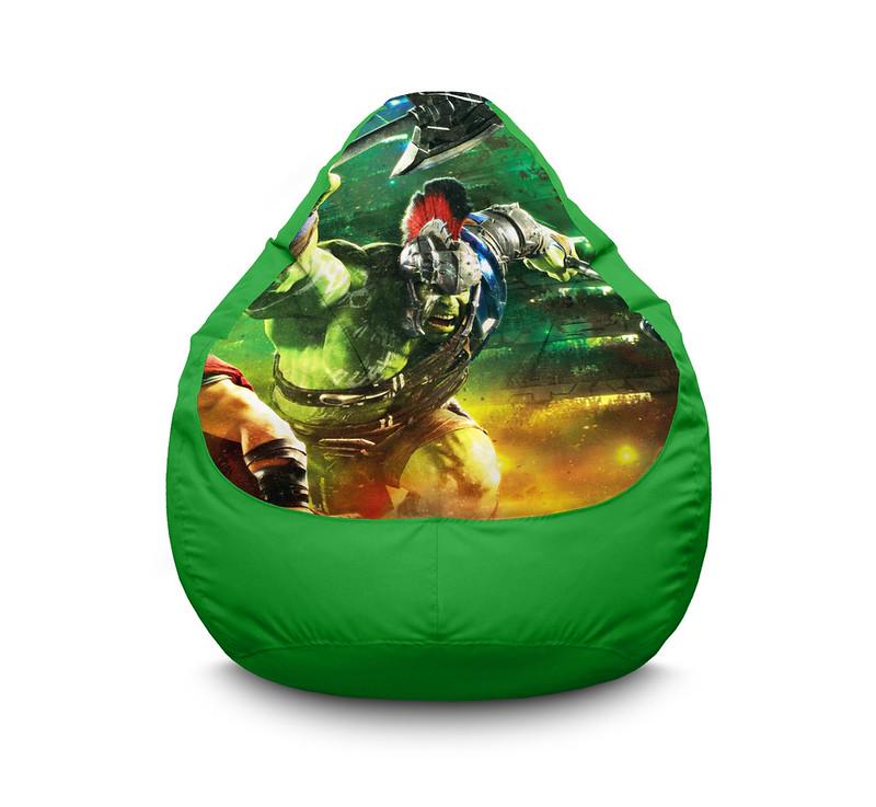 Кресло мешок iPuff Hulk Fight Оксфорд XL 80x110 см Зеленый Кресло мешок iPuff Hulk Fight Оксфорд XL 80x110 см Зеленый