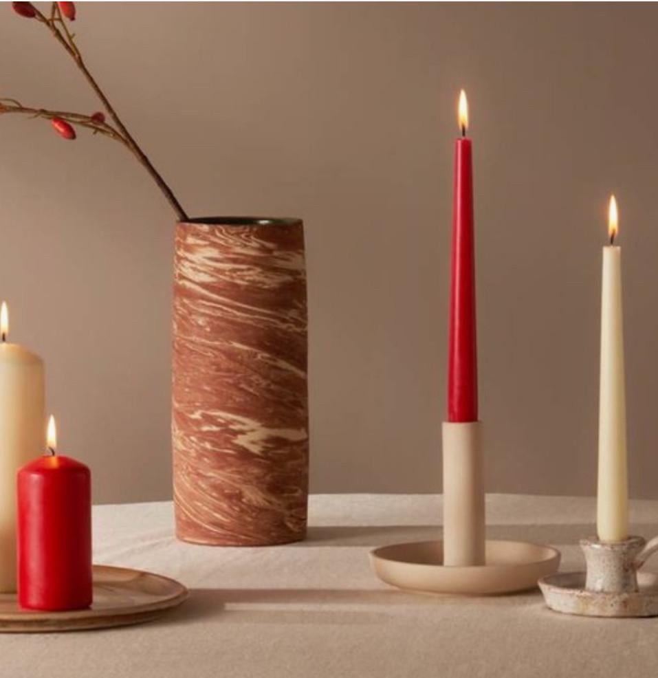 Свеча конусная Bolsius 245х24 мм 10 шт. Red (2822365256) - фото 2