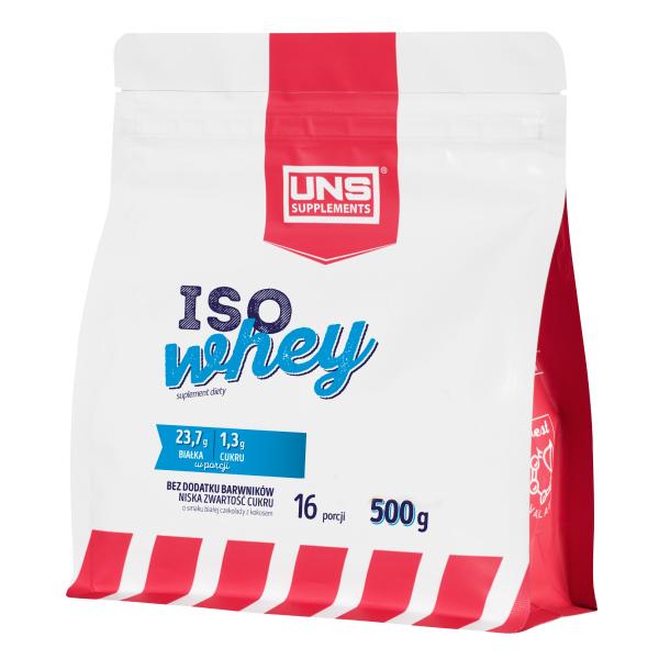 Протеїн UNS Iso Whey 500 г Білий шоколад-кокос (6677V11220)