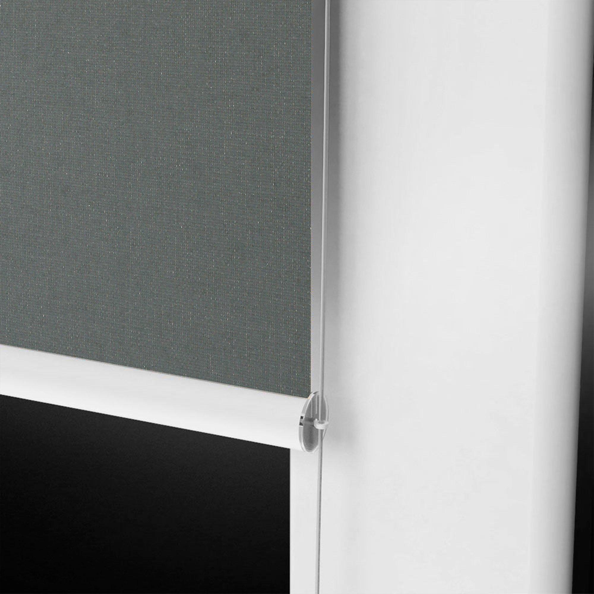 Ролета тканевая Decolux 50х200 см Camila Germany Темно-серый - фото 3