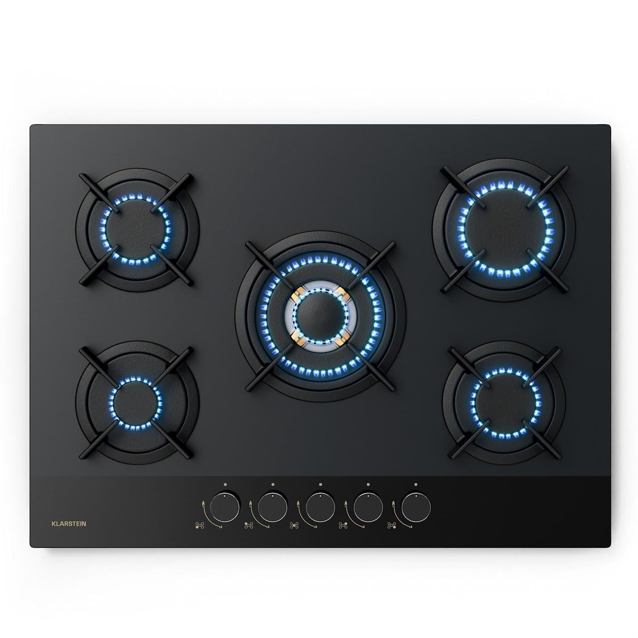 Варочная поверхность газовая KLARSTEIN Goldflame Nano 70 см (10046683)