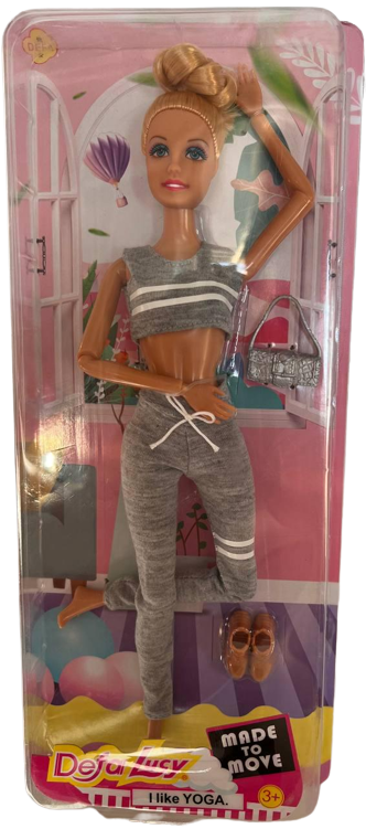 Лялька шарнірна Defa Барбі Йога 29 см (83707)