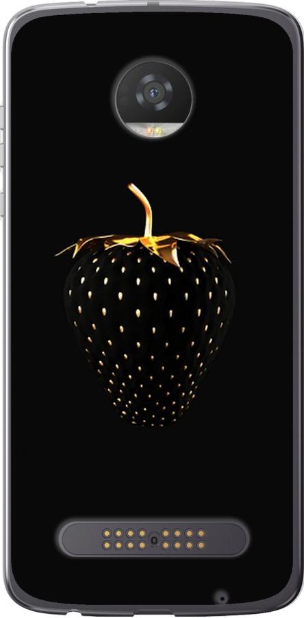 Чехол на Motorola Moto Z2 Play Черная клубника (3585u-1001-42517)