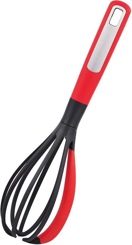 Вінчик Bergner Mars 31х7,5х8 см Чорно-червоний (BG-38873-RD)