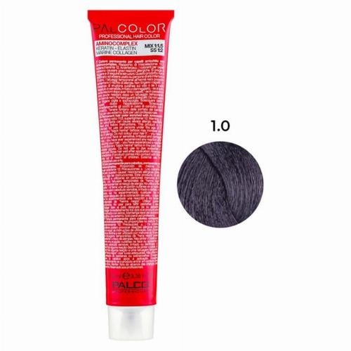 Краска для волос профессиональная PALCO с комплексом аминокислот 100 мл 1.0 Черный (2515790473)
