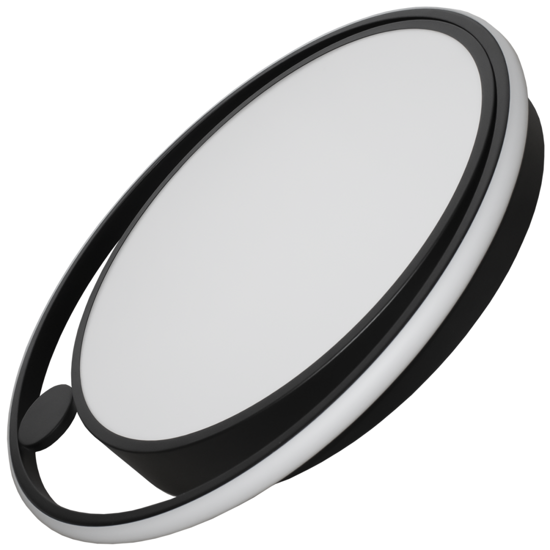 Світильник світлодіодний Satellite 80 BK 80 W з пультом ДК Чорний (V6949661239159)