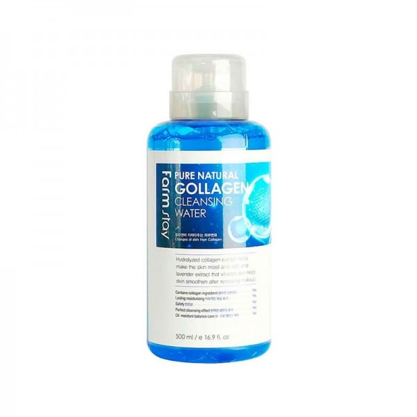 Мицеллярная вода Farmstay Pure Natural Collagen Cleansing Water