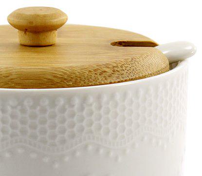 Цукорниця порцелянова Interos PJ2560-1 250 мл з ложкою - фото 2 Цукорниця порцелянова Interos PJ2560-1 250 мл з ложкою - фото 2