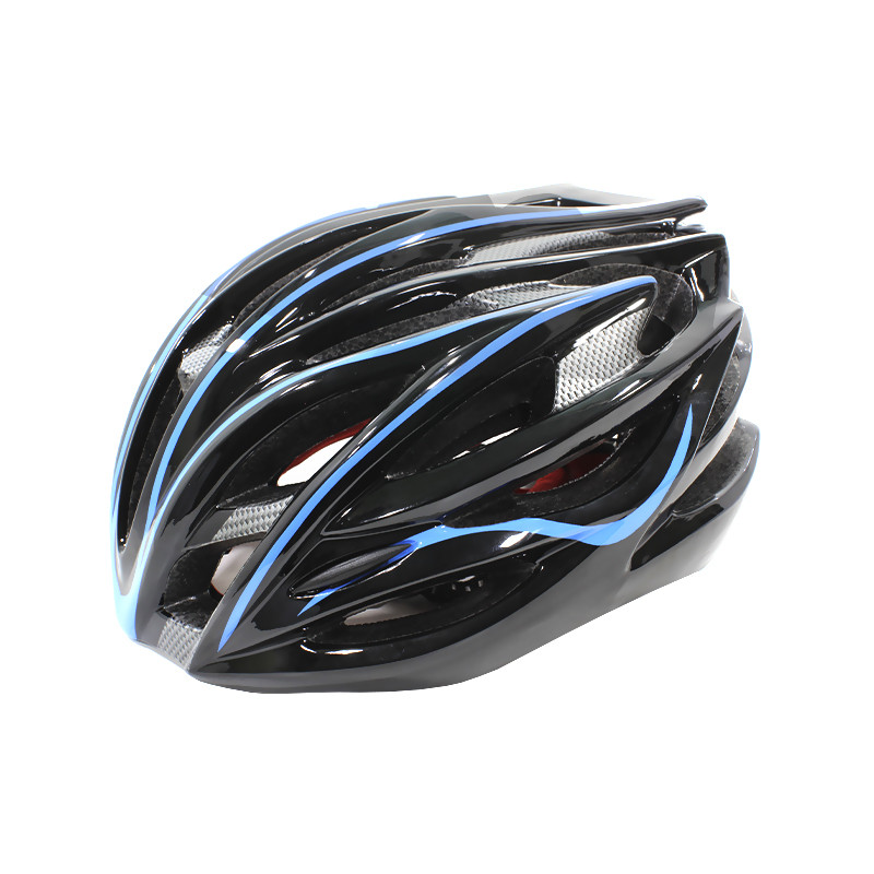Шлем велосипедный защитный Helmet Н-045 Black/Blue