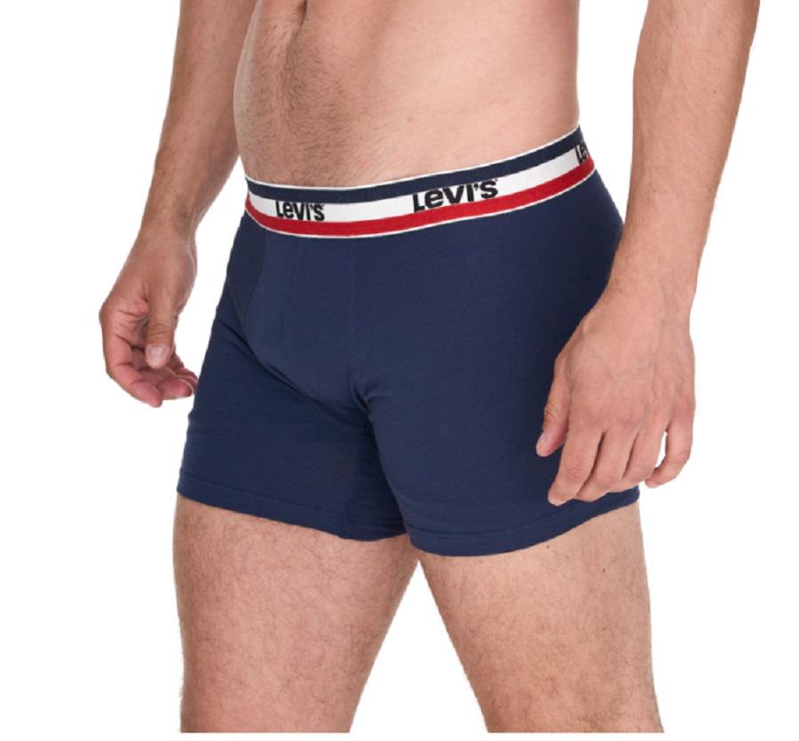 Труси-боксери чоловічі LEVIS Boxers M 5 шт. Navy Grey Melange (701224335-002-020-M) - фото 5 Труси-боксери чоловічі LEVIS Boxers M 5 шт. Navy Grey Melange (701224335-002-020-M) - фото 5