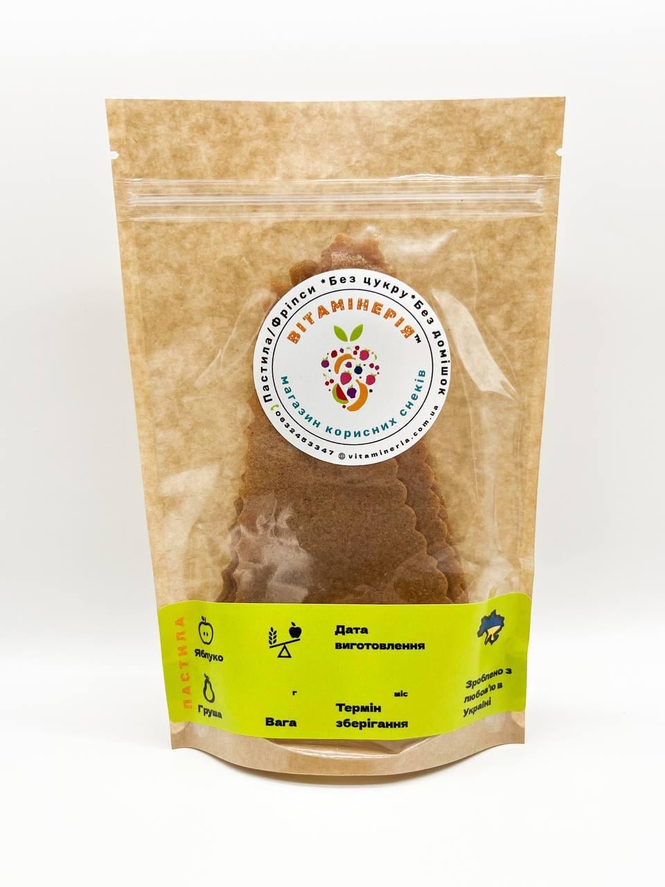 Пастила Вітамінерія грушево-яблочная 150 г (31940342)