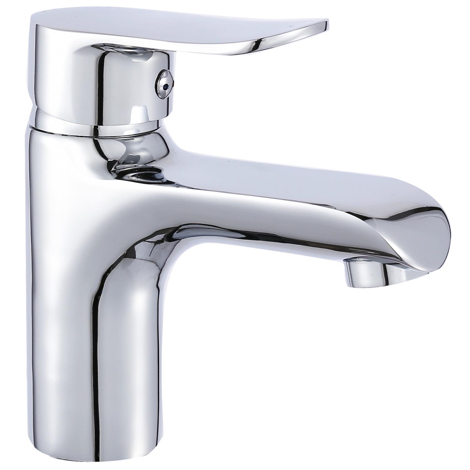 Змішувач для умивальника Lidz Wieza LDWIE001CRM45409 одноважільний Хром (227067)