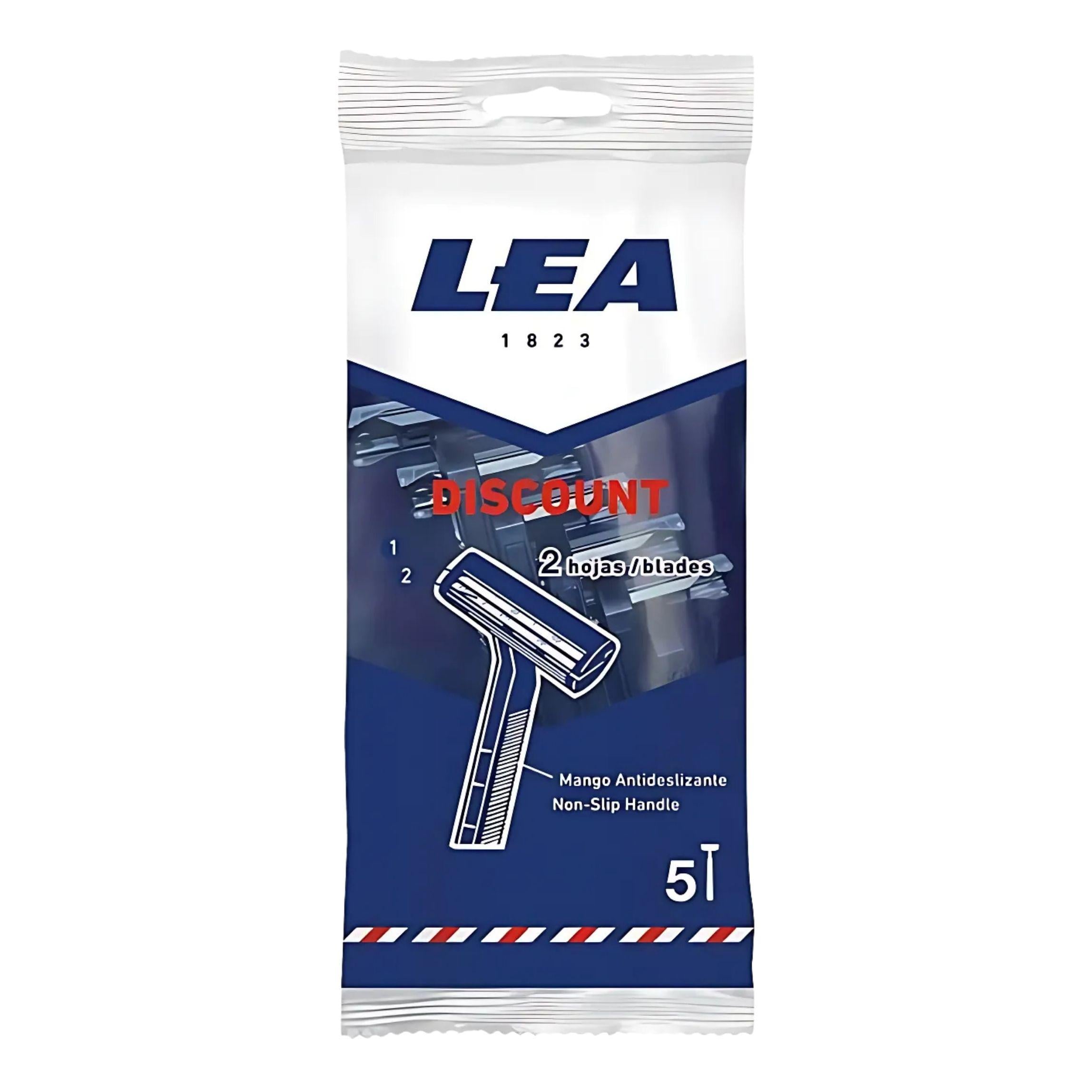 Станки для бритья одноразовые LEA с двумя лезвиями 5 шт. (89605094-1) Станки для бритья одноразовые LEA с двумя лезвиями 5 шт. (89605094-1)