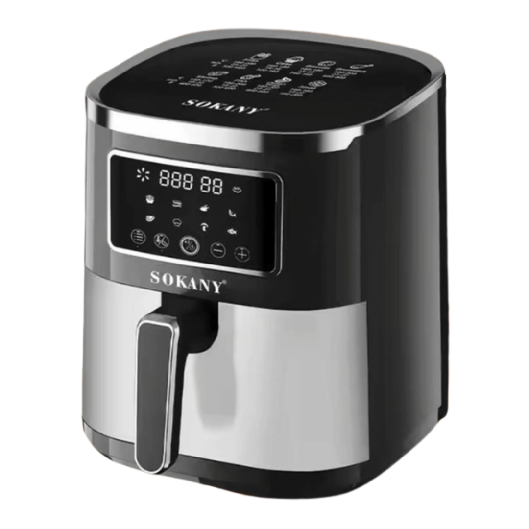 Аэрофритюрница Sokany Air Fryer 7 л 1700 Вт нержавеющая сталь (SK10052)