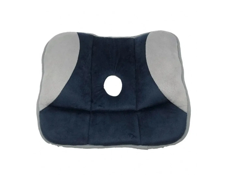 Ортопедическая подушка для сиденья Memory Foam 35x35 см Серый (234562149_352)