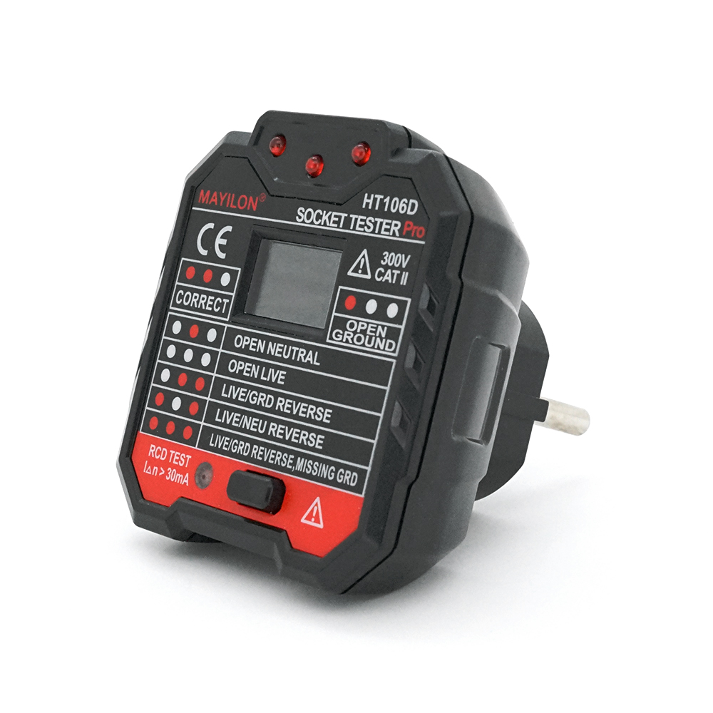 Тестер розеток mayilon ht-106d ac 48-250v (YUT_V3979)