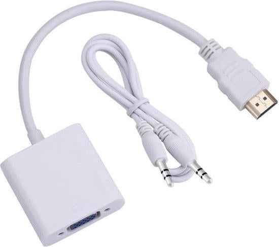 Переходник HDM/VGA Пакет/ аудио 30 см Белый