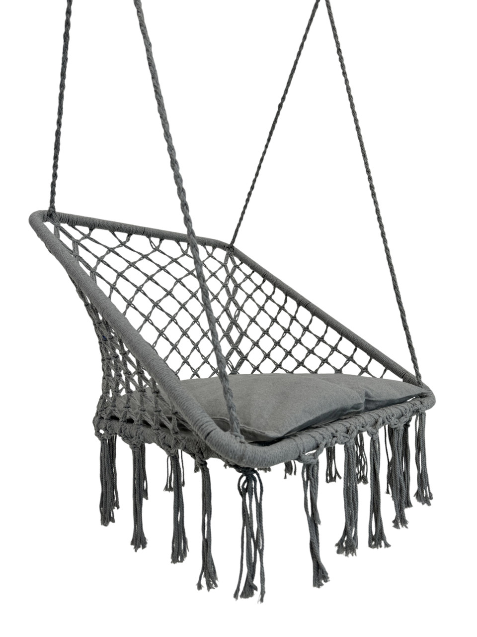 Кресло-качели садовые WCG с подушкой Графитовый (QNSW03GR) - фото 6