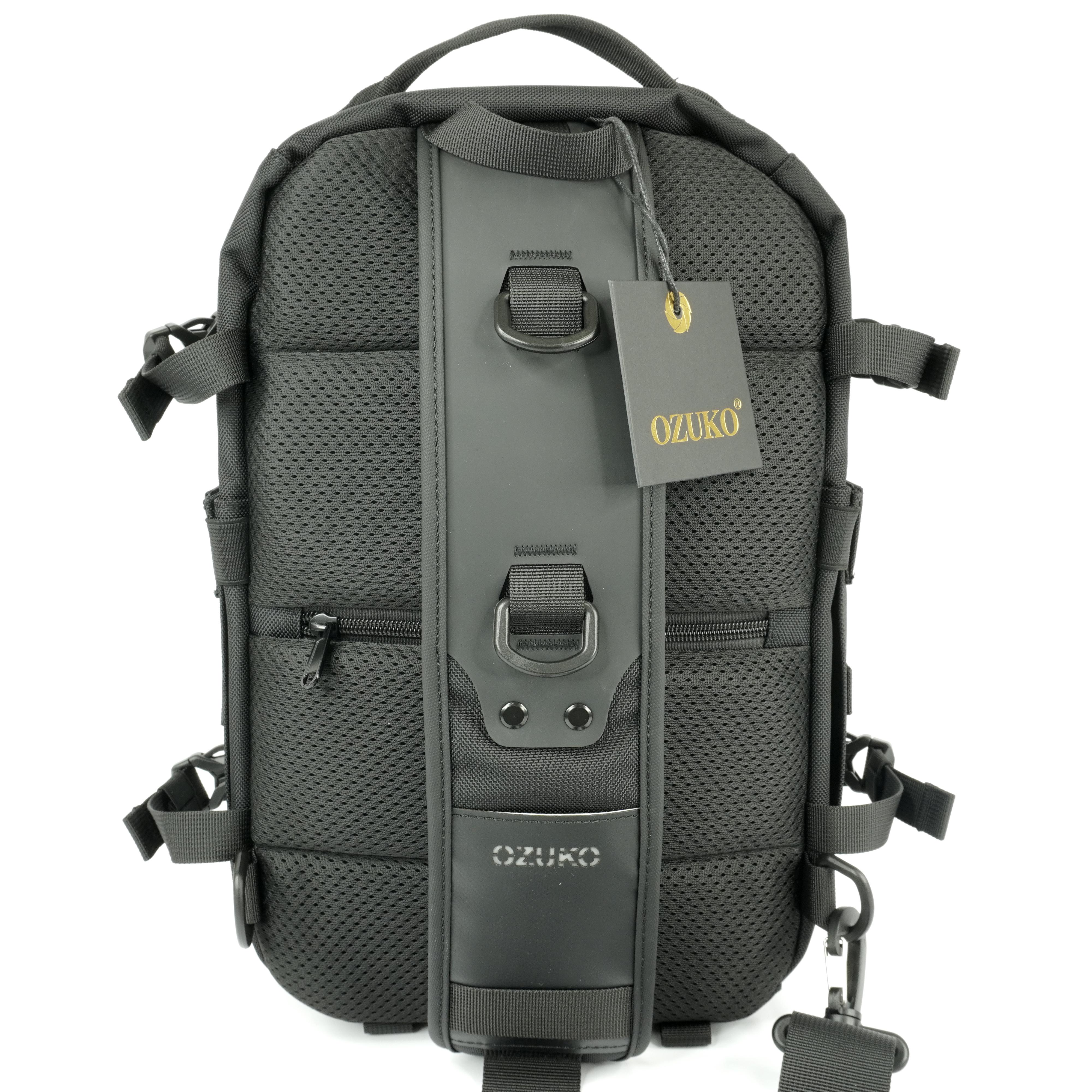 Сумка-рюкзак Ozuko многофункциональная нагрудная водонепроницаемая (011550) - фото 9