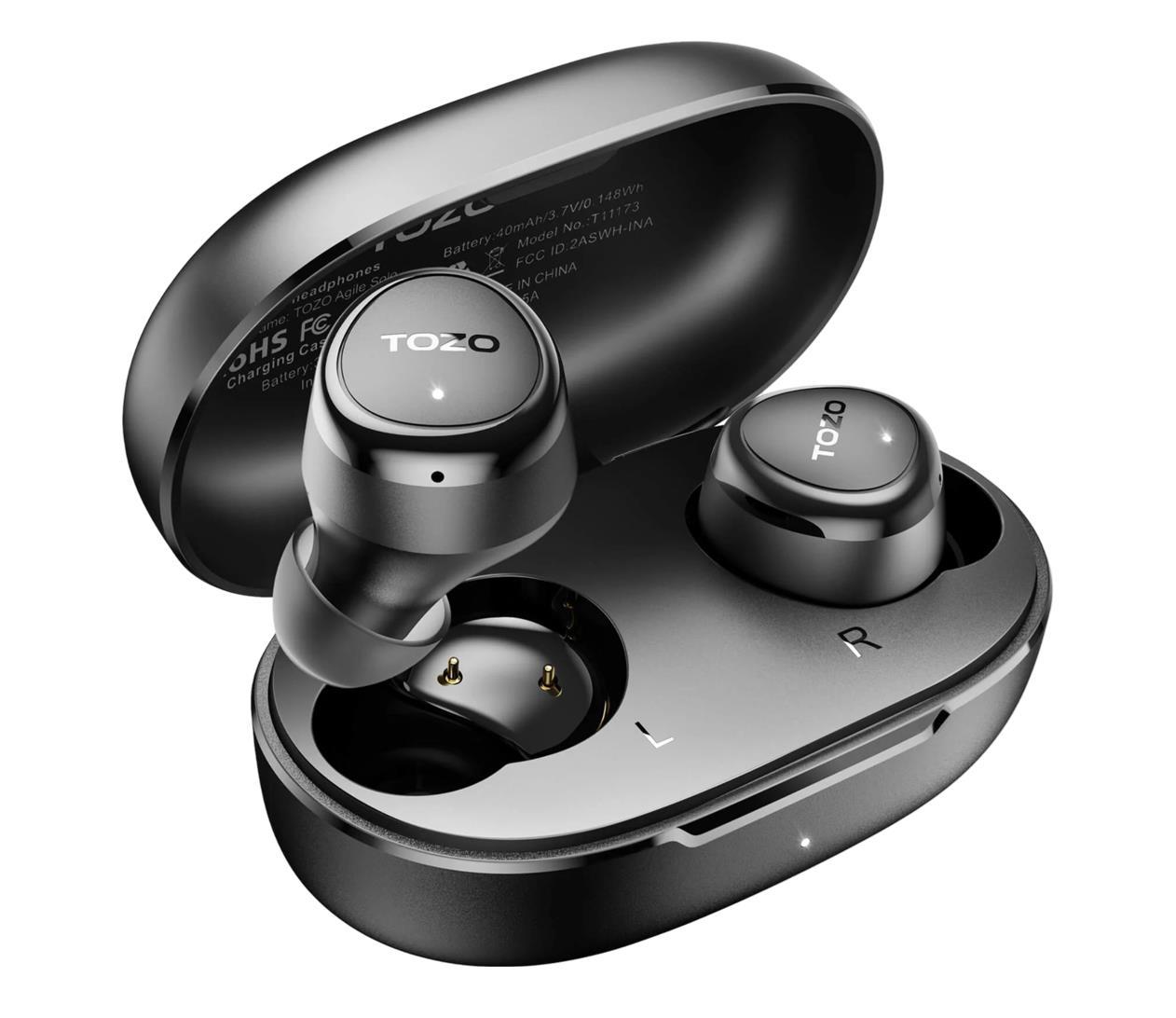 Навушники TWS Tozo Agile Solo Black (529337)