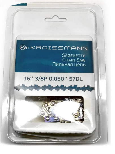 Цепь пильная Kraissmann 57 DL шаг 3/8" E&S