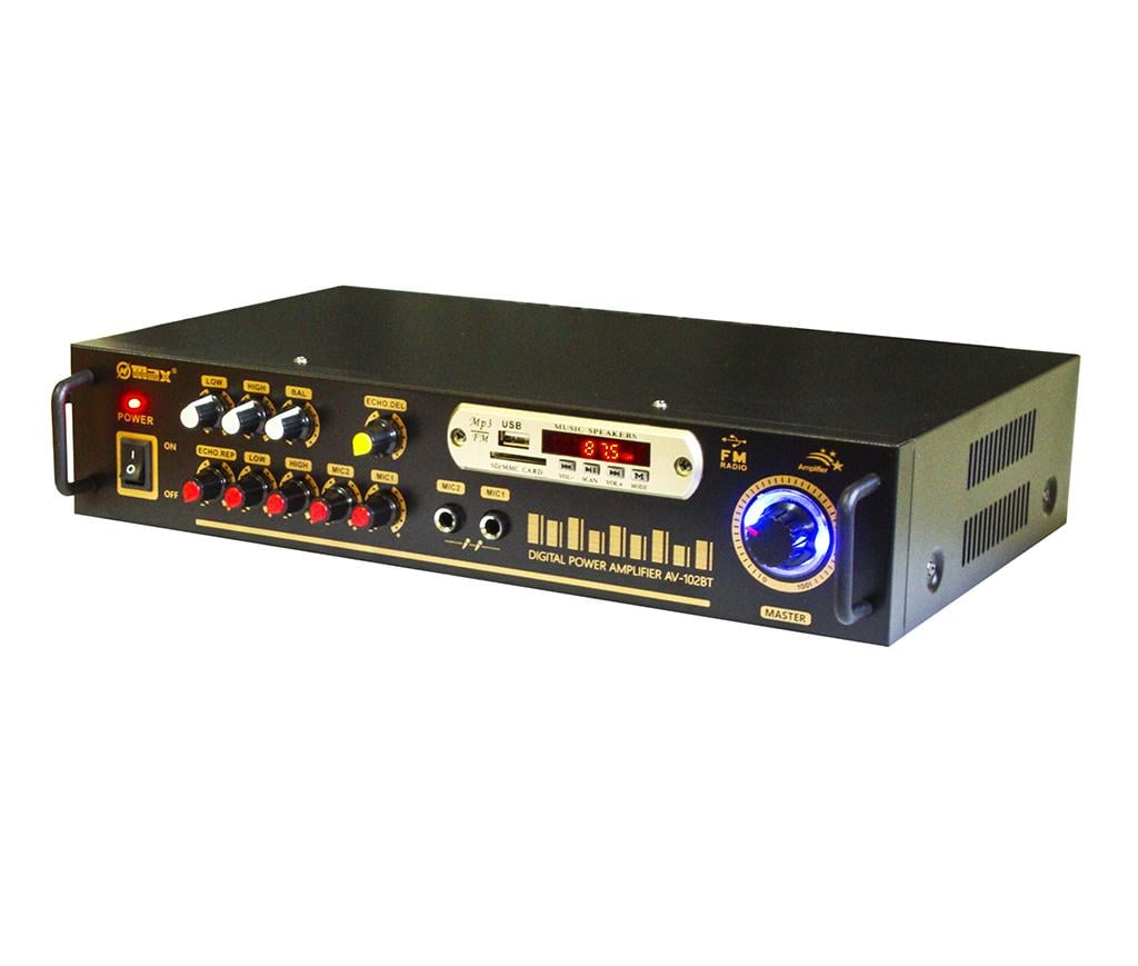 Усилитель звука MAX AV-102 BT (30202) - фото 2 Усилитель звука MAX AV-102 BT (30202) - фото 2