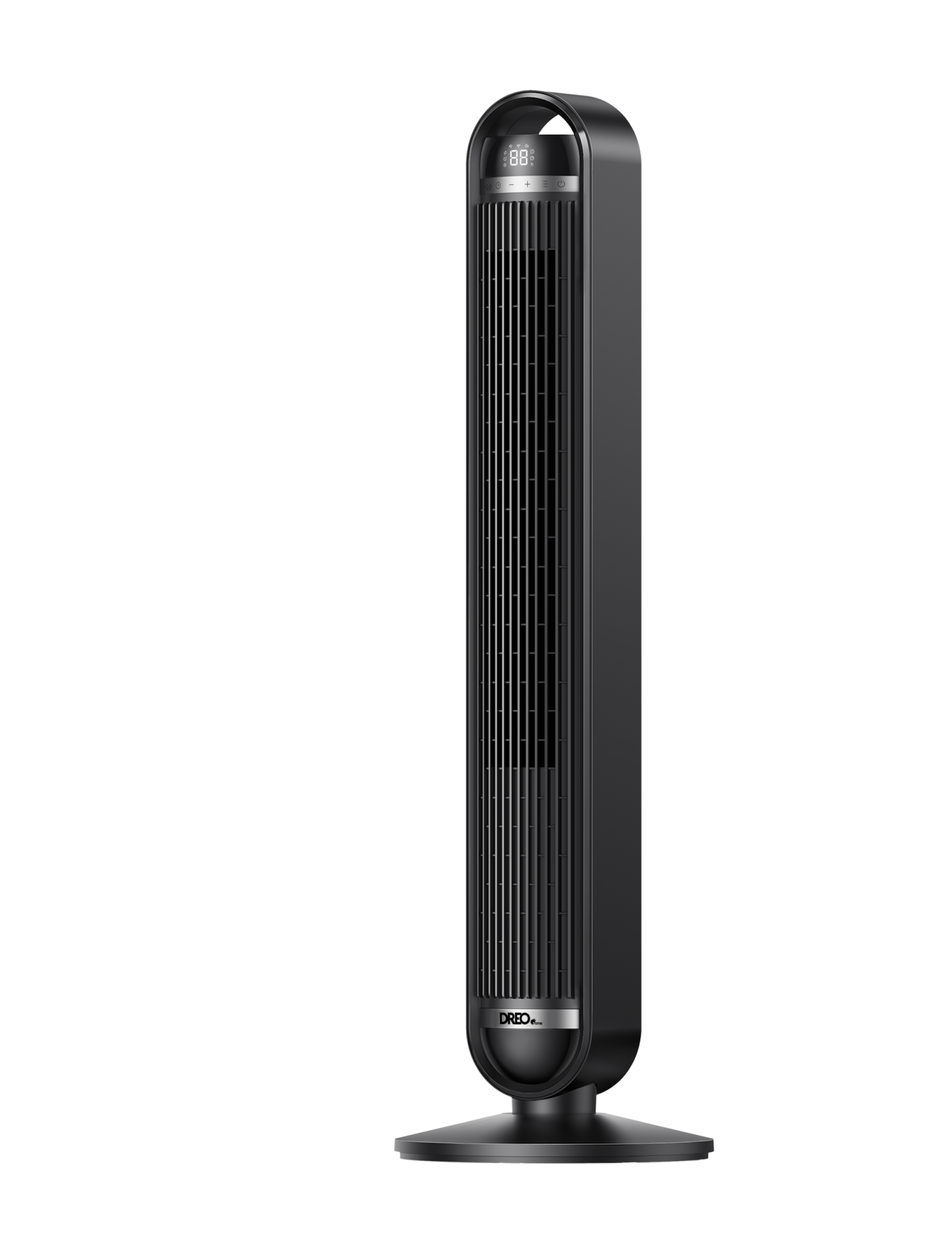 Вентилятор розумний DREO Cruiser 106 см 9 швидкостей Wi-Fi 25дБ 90° Чорний