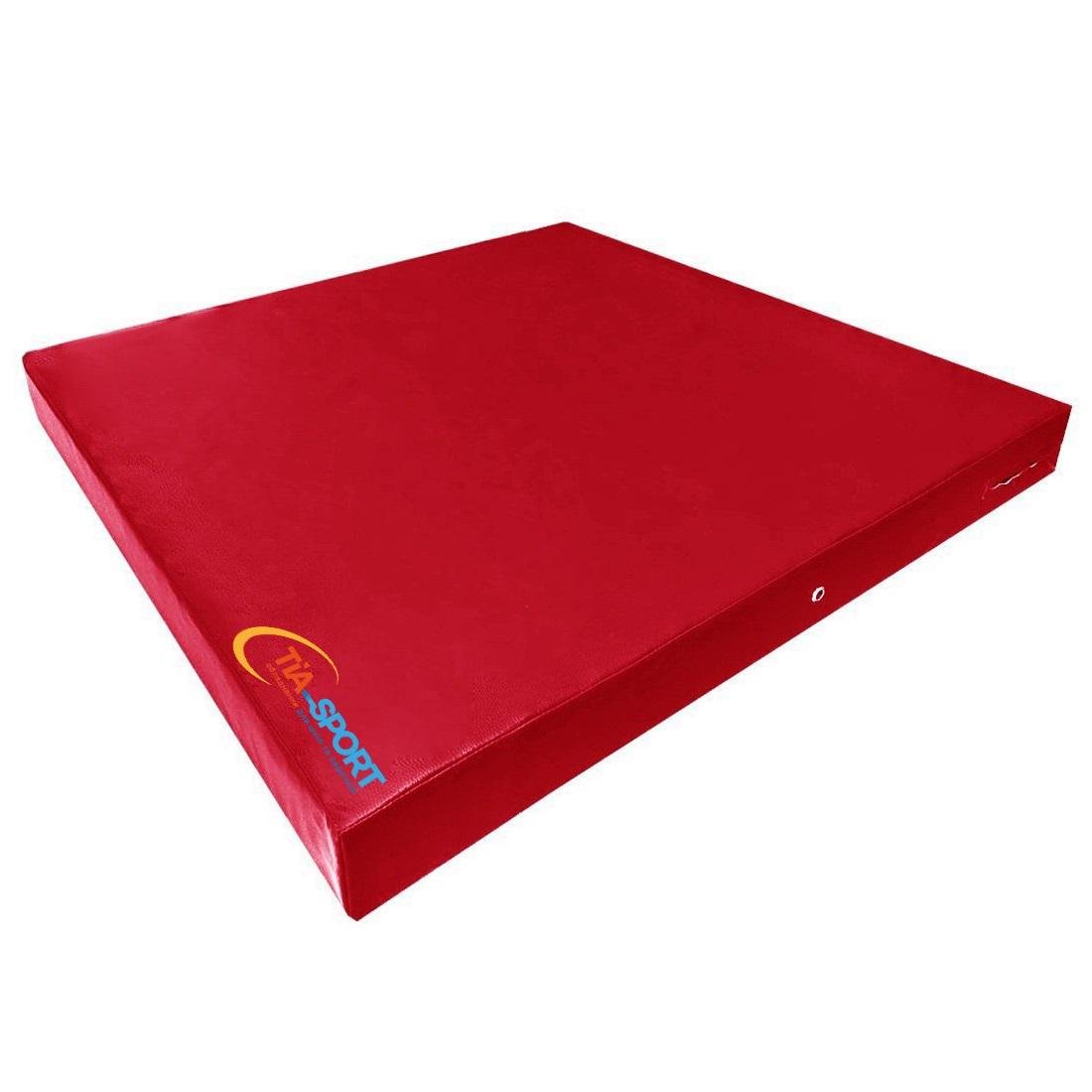 Гімнастичний мат Tia-Sport 9 група 100x100x10 см Червоний (sm-1251-red)