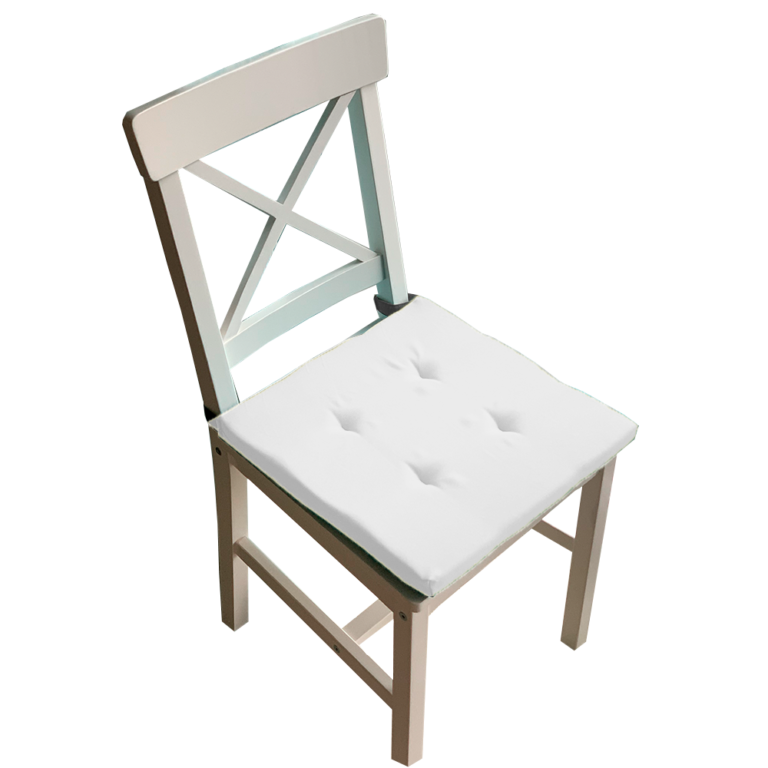 Подушка на стул Кедр на Ливане Color Standart 38х38х3 Белый (3217)