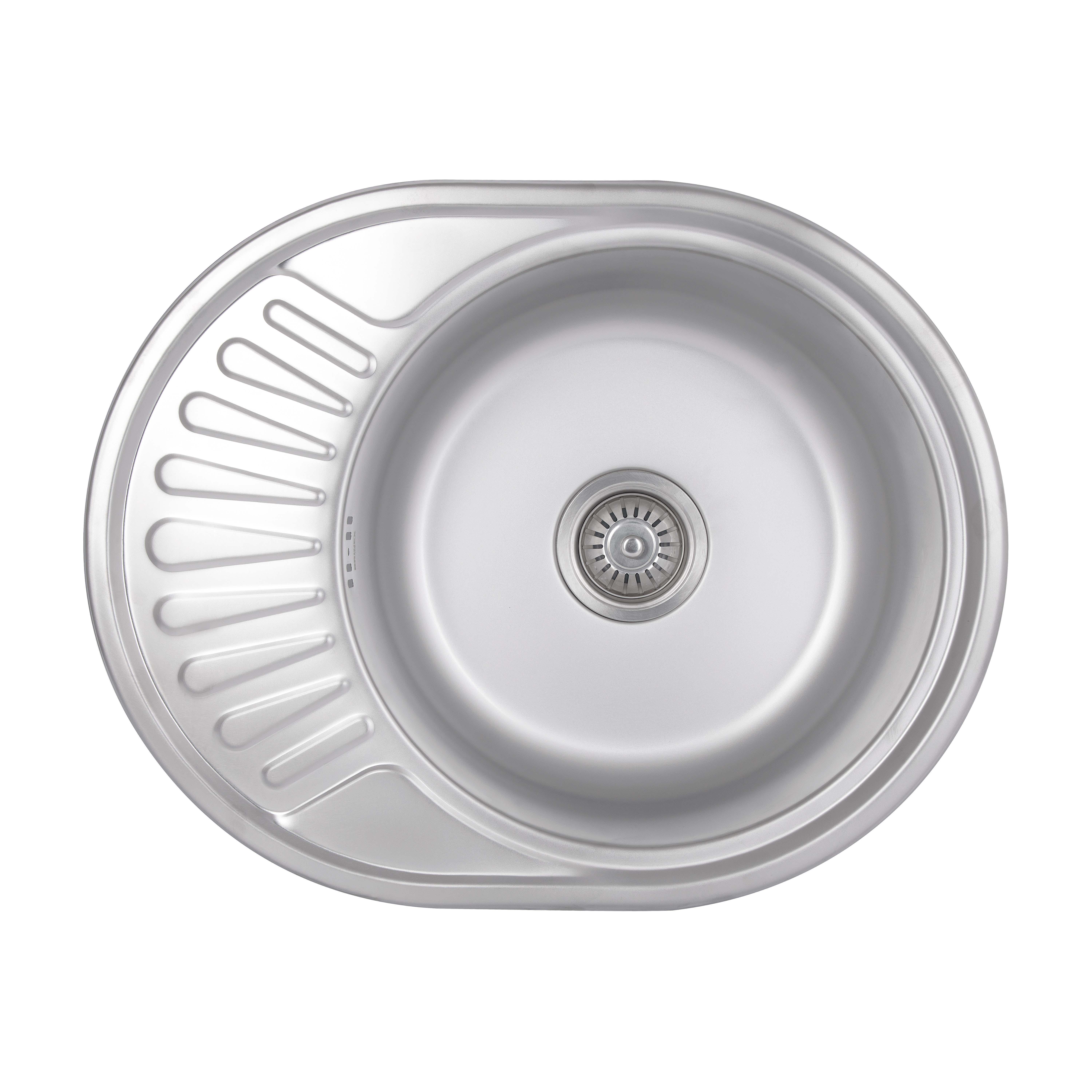 Мойка для кухни Brinex 5745 0,8 мм Satin (BRIN5745SAT08)