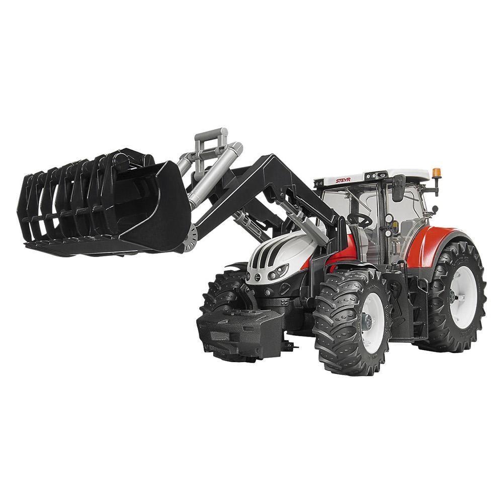 Іграшковий трактор з навантажувачем Bruder Steyr 6300 Terrus 1:16 (03181) Іграшковий трактор з навантажувачем Bruder Steyr 6300 Terrus 1:16 (03181)
