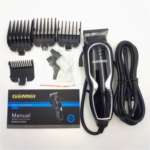 Машинки для стрижки Gemei GM-817 Pro Черный (857432055) - фото 3