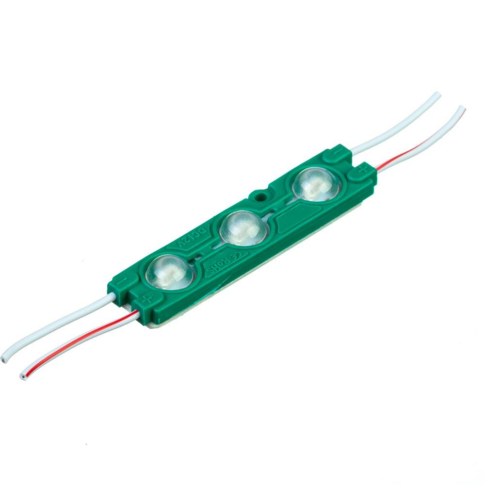 Модуль cветодиодный SMD5730 3led 12 V 1,5 W IP65 Зеленый