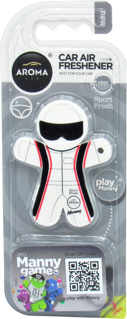 Ароматизатор для авто Aroma Car Car Manny Sport Fresh на дефлектор твердый (0303751) Ароматизатор для авто Aroma Car Car Manny Sport Fresh на дефлектор твердый (0303751)