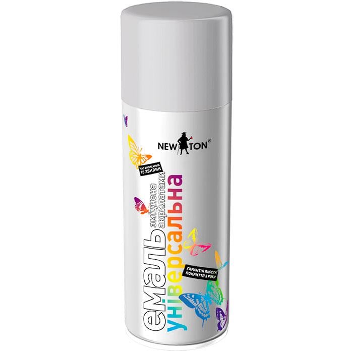 Краска аэрозольная New Ton RAL 9022 400 мл Темное серебро (57917) Краска аэрозольная New Ton RAL 9022 400 мл Темное серебро (57917)