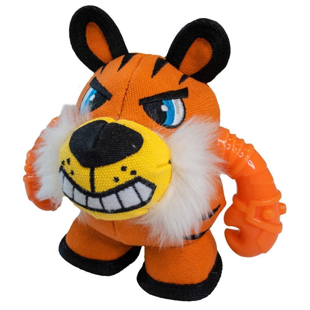 Игрушка для собак Croci Warriors Tiger Тигр с пищалкой 18х12х12 см