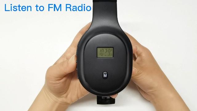 Навушники бездротові з FM-радіо та Bluetooth 5.0 з мікрофоном - фото 6 Навушники бездротові з FM-радіо та Bluetooth 5.0 з мікрофоном - фото 6