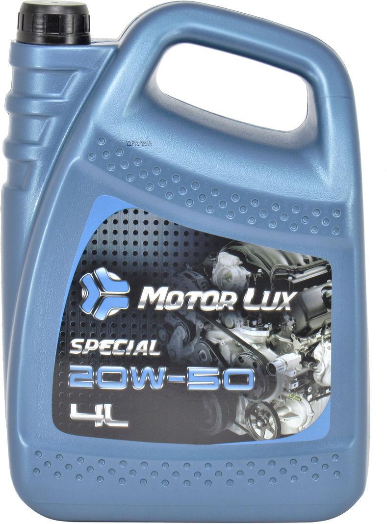 Моторное масло Motor lux Special бензин/дизель 20W-50 4 л (1410750)