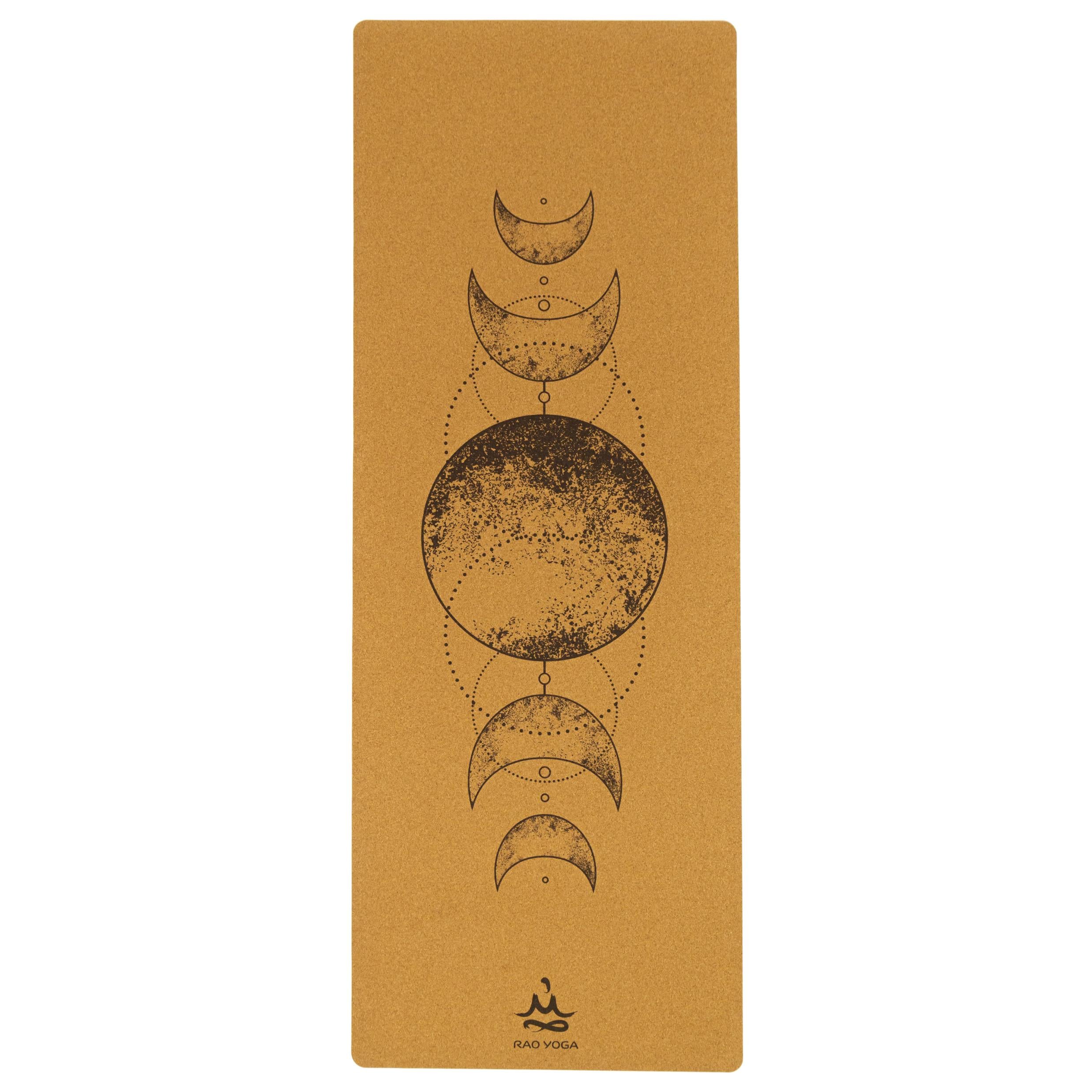 Коврик для йоги пробковый RAO Guru Sacred Moon 183x68x0,5 см (rao104GSM5)