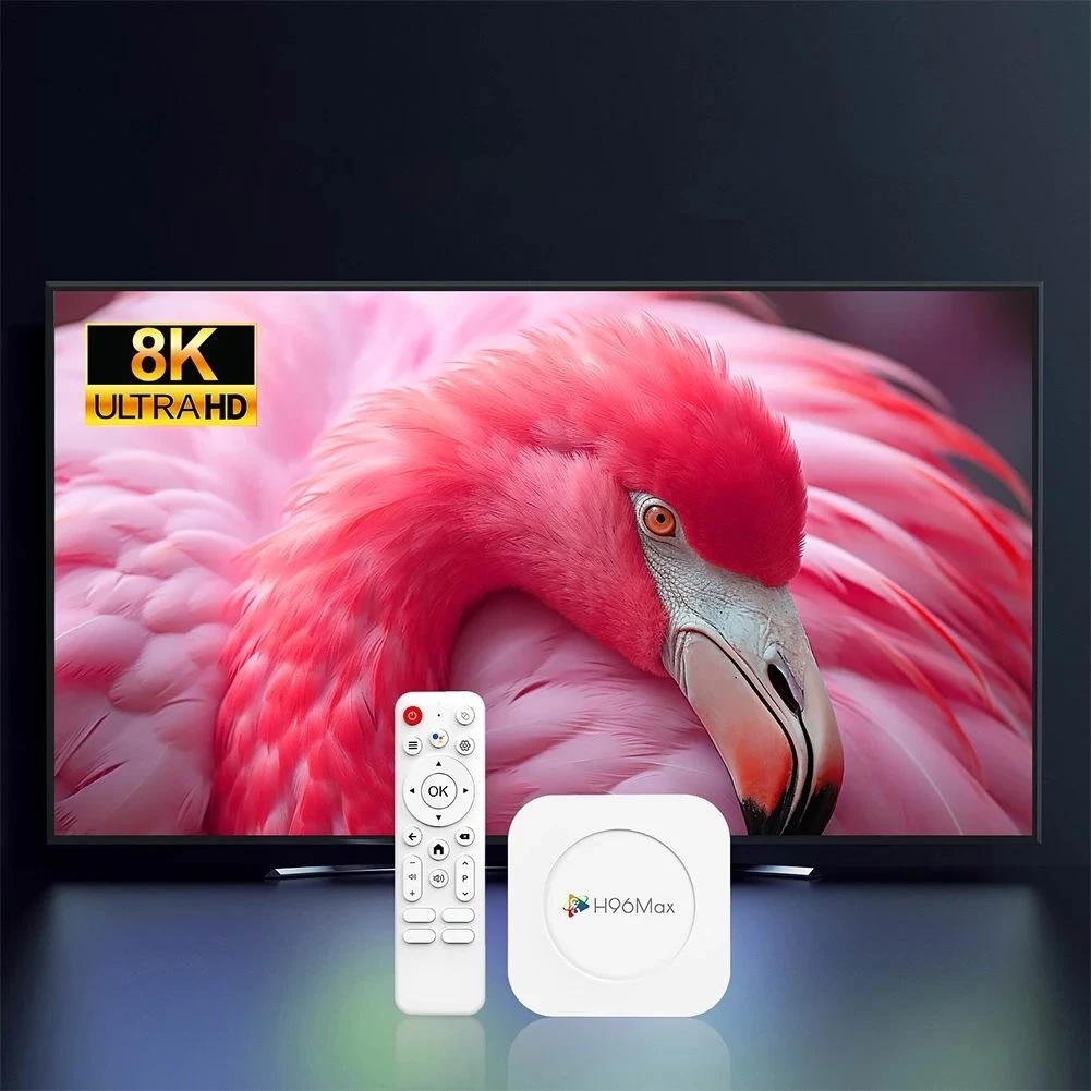 Смарт-приставка H96 Max M1 Plus 4/128 GB Android 14.0 голосовий пульт (29817201) - фото 2