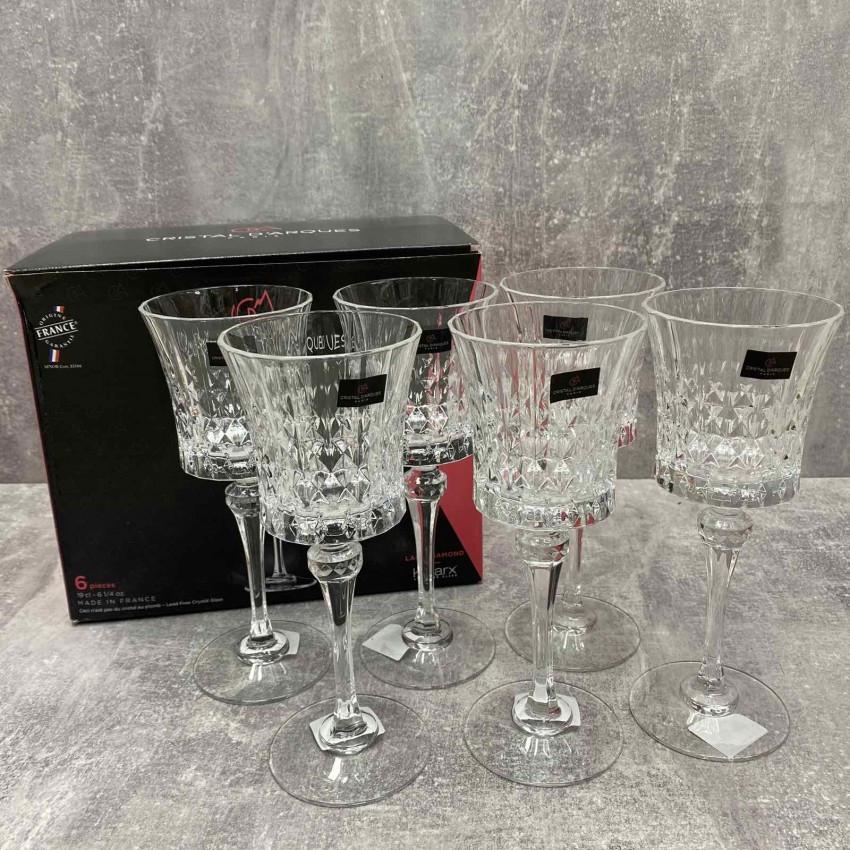 Набір келихів для вина CD'A Lady Diamond L9744 190 мл 6 шт. (1766120159) - фото 1