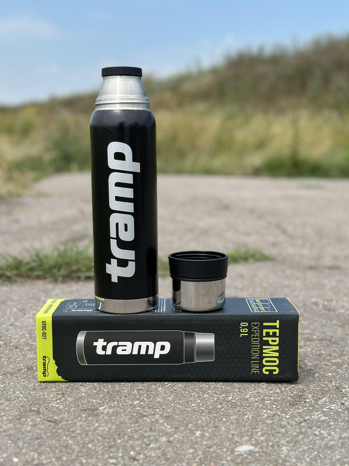 Термос для напитков Tramp expeditioс нержавейки держит 24 ч. 0,9 л (UTRC-027-black) - фото 2