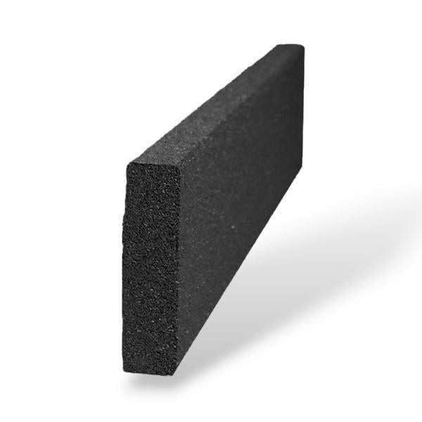 Гумовий бордюр садовий 500х210х40 мм Чорний (2562227285)