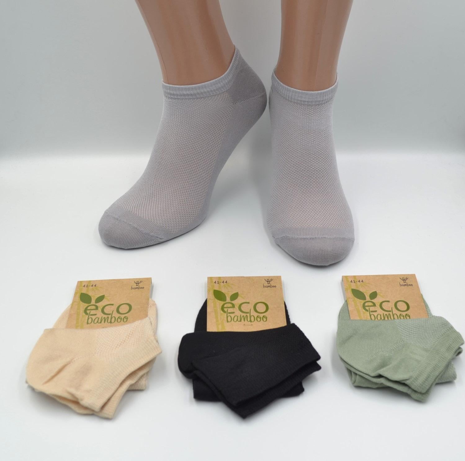 Носки универсальные в сетку Eco bamboo 083.S000 бамбук р. 41-44 Бежевый/Оливка/Серый/Черный (71960)