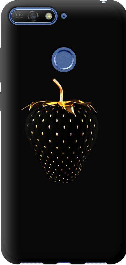 Чехол на Huawei Honor 7C Черная клубника (3585b-1411-42517)